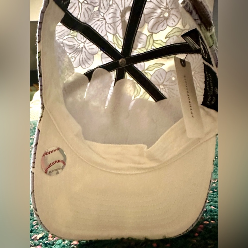 ‼️RARE‼️🎸’47 x Anthropologie🎸🔥NWT🔥Florentina Floral Baseball Cap - Picture 12 of 16